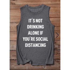 🪴 Quarantine Tank Top Gray Sz XL